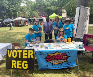Staten Island Action Coaltion at Juneteenth Festival Tappan Park with Omar Mohammed